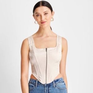 Future Collective | Zip-Front Bustier